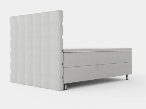 Montana Complete Bed Package Light Gray 3D Model