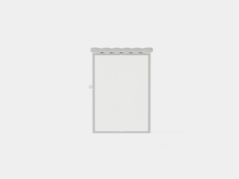 Montana Complete Bed Package Light Gray Modèle 3D