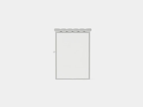 Montana Complete Bed Package Light Gray 3D Model