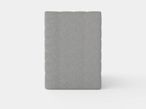 Montana Complete Bed Package Light Gray 3D Model