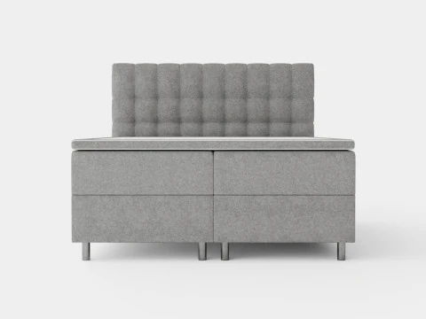 Montana Complete Bed Package Light Gray 3D Model
