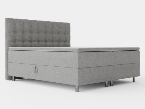 Montana Complete Bed Package Light Gray 3D Model