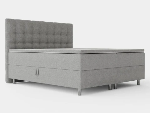 Montana 컴플리트 베드 패키지 라이트 그레이 3D 모델