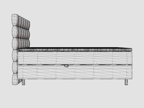 Montana Sangpaket Bed 3D Model