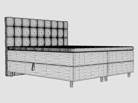 Montana Sangpaket Bed 3D Model