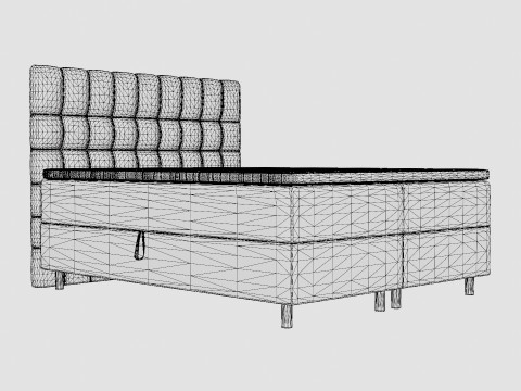 Montana Storage Bed 3D Model