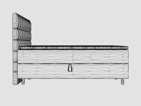 Montana Storage Bed 3D Model