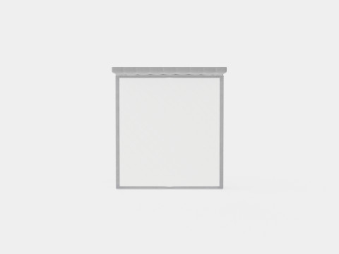 Montana Storage Bed Light Gray Modelo 3D