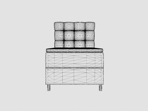 Montana Storage Bed Modèle 3D