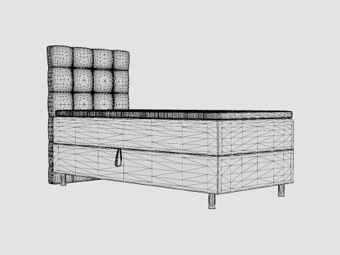 Montana Storage Bed Modèle 3D