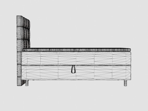 Montana Storage Bed Modèle 3D