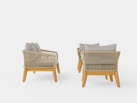 Morocco Sofa Group 3D Modell