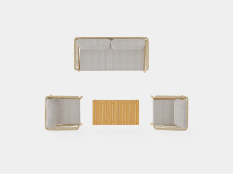 Morocco Sofa Group 3D Model