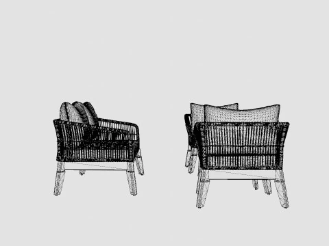 Morocco Sofa Group 3D Model