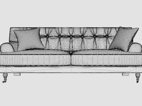 Lite Ls06 Gr Sofa 3D Model