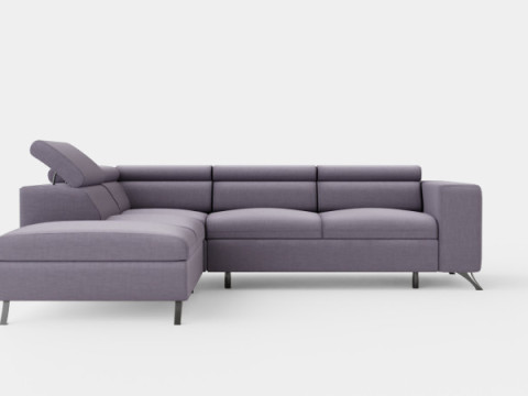 Corner Sofa Bed ALICO Left 3D 모델