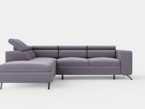 转角沙发床 ALICO 左 3D 模型