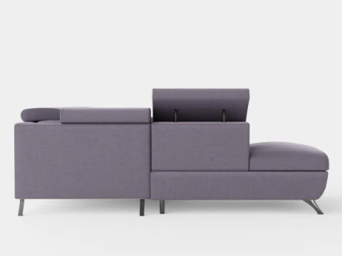Corner Sofa Bed ALICO Left 3D Model
