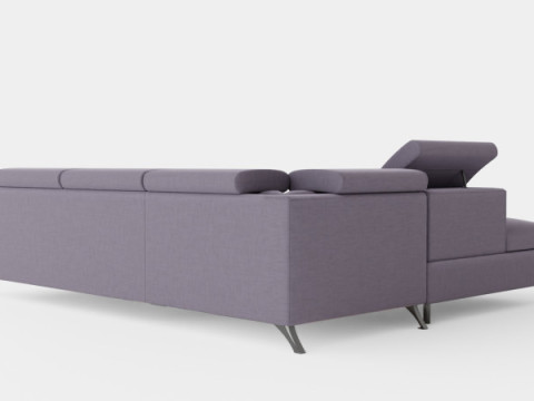 Corner Sofa Bed ALICO Left Model 3D