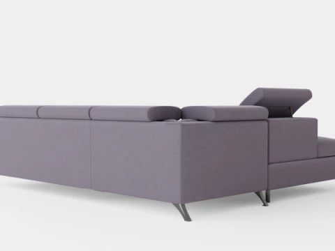 Corner Sofa Bed ALICO Left 3D Model