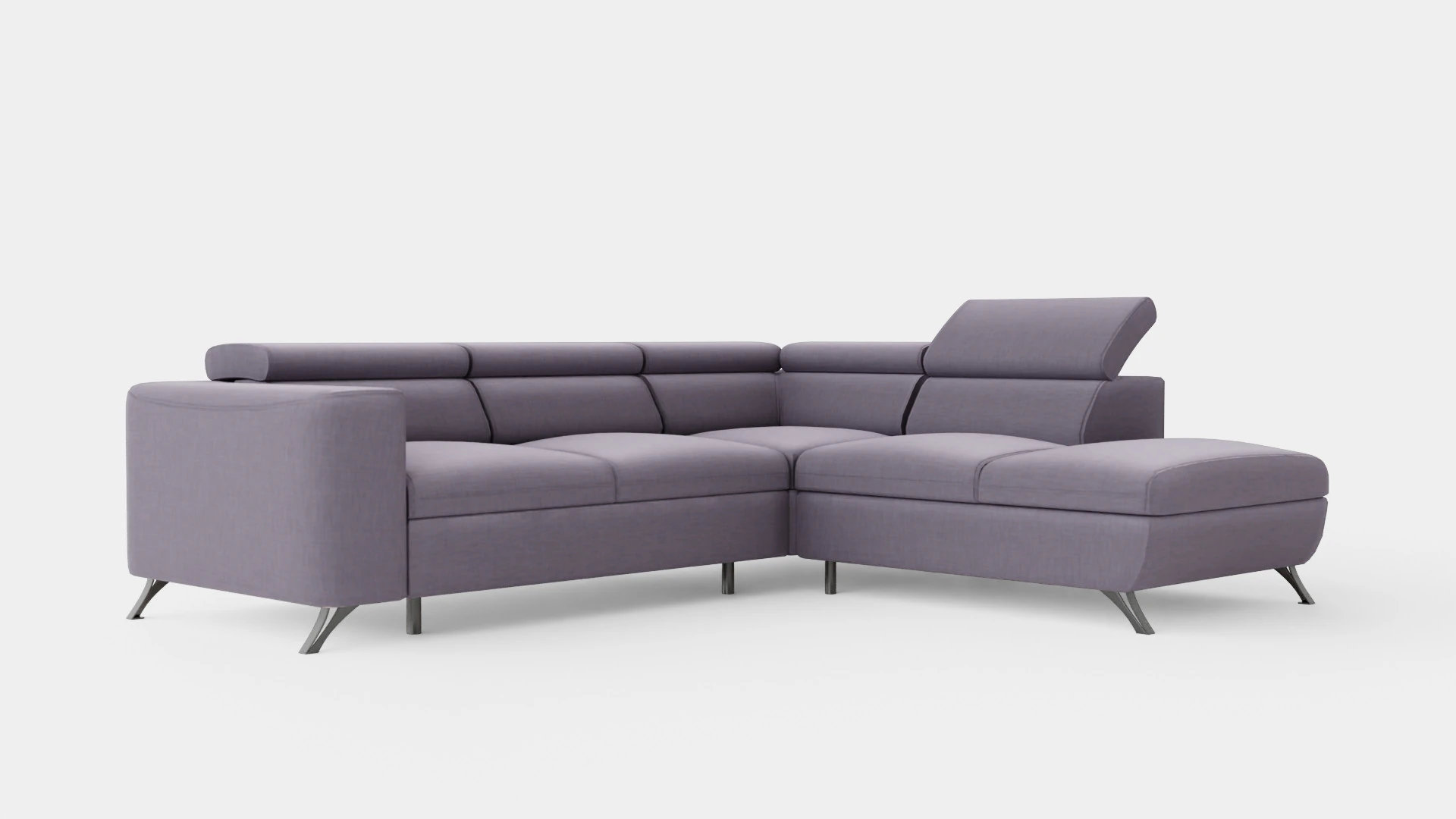 Corner Sofa Bed ALICO Right 3D Model .c4d .max .obj .3ds .fbx .stl .blend