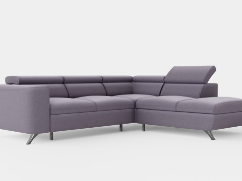 Corner Sofa Bed ALICO Right 3D 모델