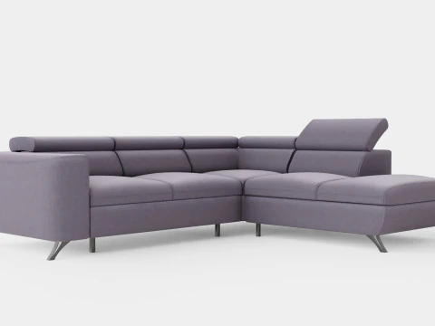 コーナーソファベッド ALICO 右 3Dモデル