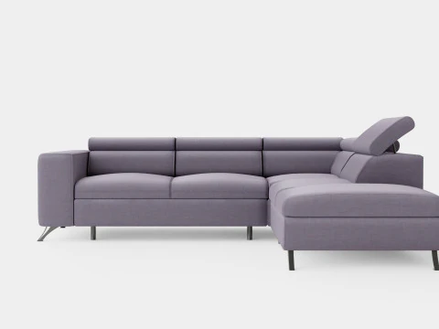 Corner Sofa Bed ALICO Right 3D Model