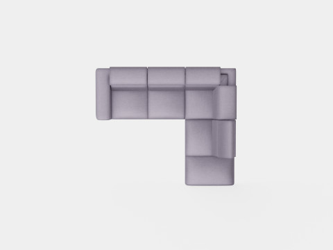 Corner Sofa Bed ALICO Right 3D Model