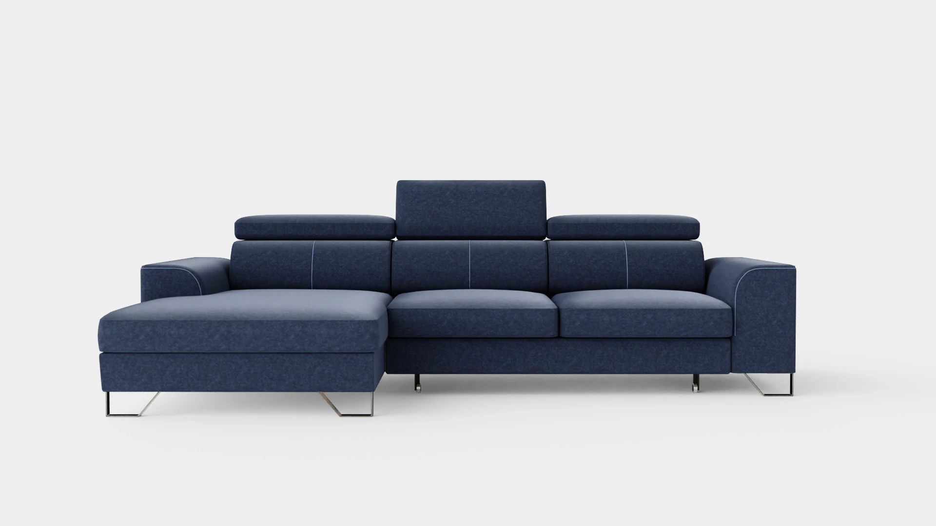 Corner Sofa Bed AUSTINO Left 3D Model .c4d .max .obj .3ds .fbx .stl .blend 