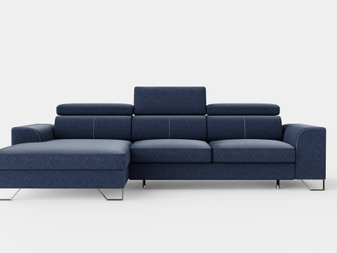 Corner Sofa Bed AUSTINO Left Model 3D