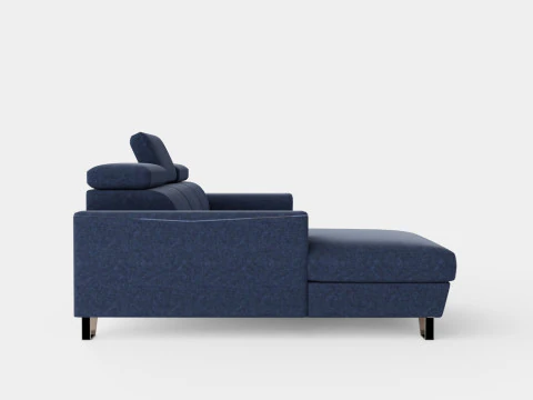 Corner Sofa Bed AUSTINO Left 3D Model