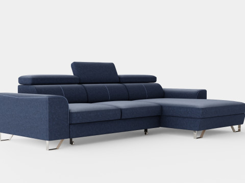 Corner Sofa Bed AUSTINO Right Modèle 3D
