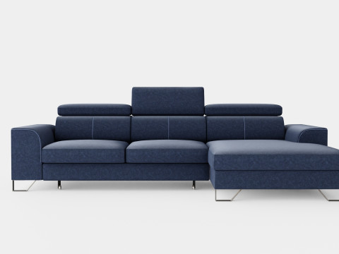 Corner Sofa Bed AUSTINO Right 3D 모델
