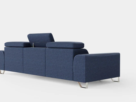 Corner Sofa Bed AUSTINO Right 3D Model