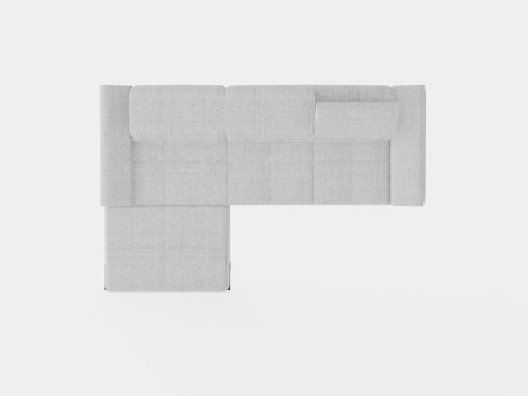 Corner Sofa Bed EMPORIO MINI Left Modelo 3D