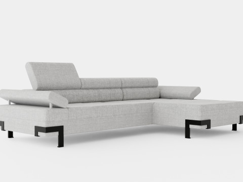 Corner Sofa Bed EMPORIO MINI Right 3D Model