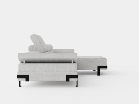 Corner Sofa Bed EMPORIO MINI Right Modelo 3D