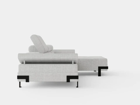 Corner Sofa Bed EMPORIO MINI Right 3D Model
