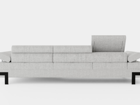 Corner Sofa Bed EMPORIO MINI Right Modelo 3D