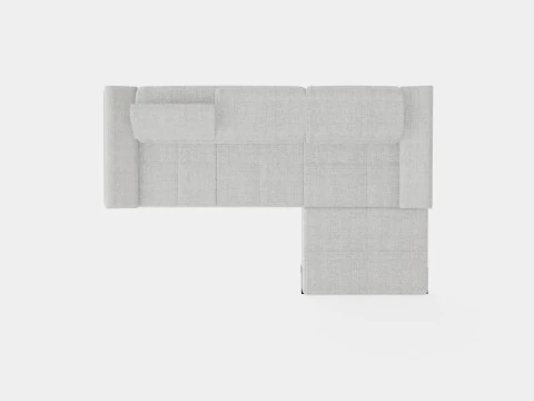 Corner Sofa Bed EMPORIO MINI Right 3D Model