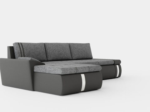 Corner Sofa Bed FADO MINI Left Modèle 3D