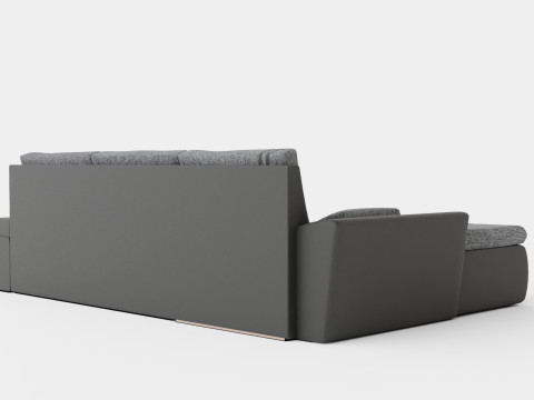 Corner Sofa Bed FADO MINI Left Modèle 3D