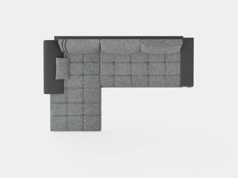 Corner Sofa Bed FADO MINI Left 3D Model