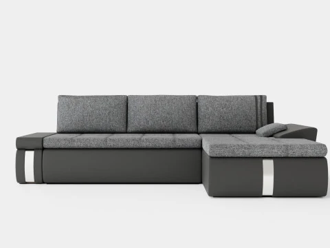 Corner Sofa Bed FADO MINI Right 3D Model