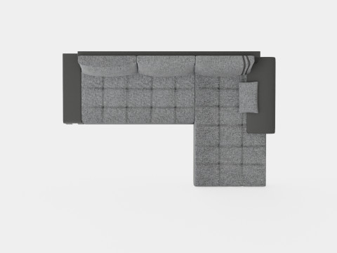Corner Sofa Bed FADO MINI Right Model 3D