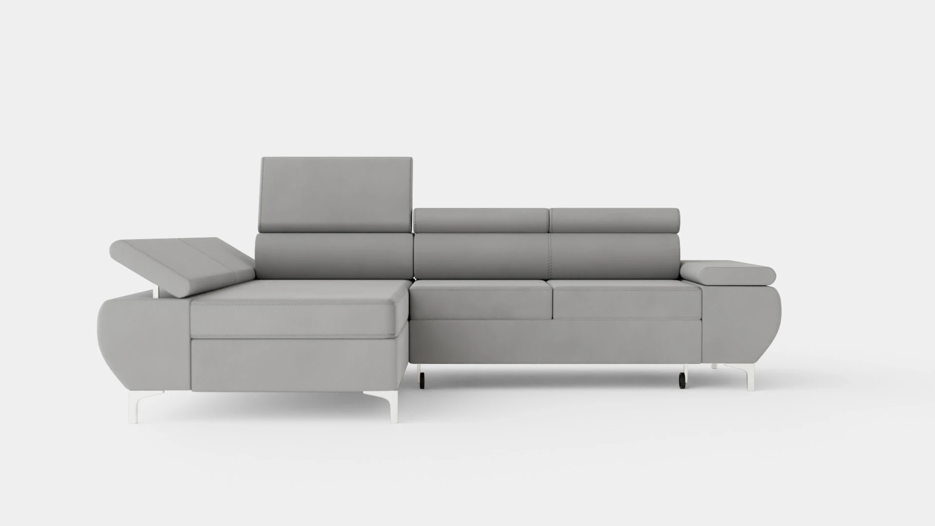 Corner Sofa Bed FLAME MINI Left 3D Model .c4d .max .obj .3ds .fbx .stl .blend 