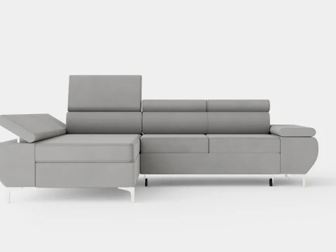 Divano letto angolare FLAME MINI Sinistra Modello 3D