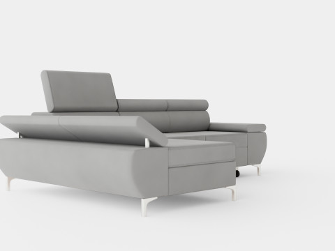 Corner Sofa Bed FLAME MINI Left 3D Модель