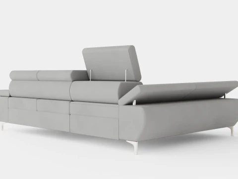 Corner Sofa Bed FLAME MINI Left 3D Model
